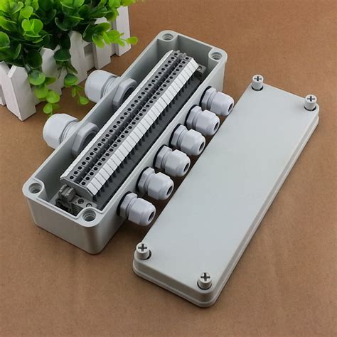 6 way telephone junction box|waterproof terminal block.